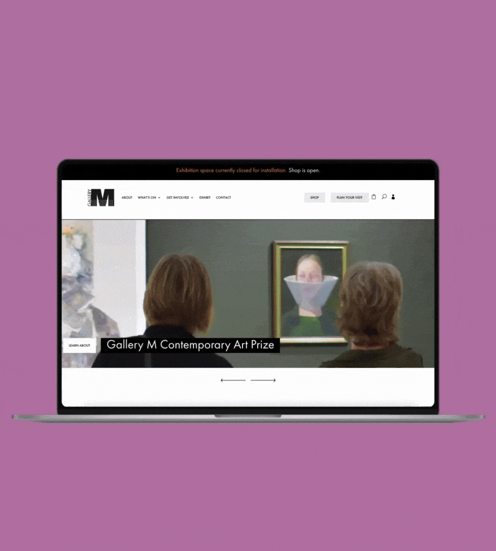 GalleryM Portfolio Feature Centre Mobile