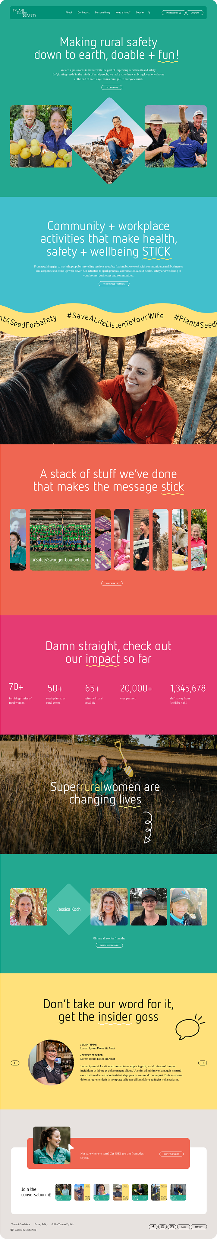 Plant A Seed Portfolio Website Screenshot