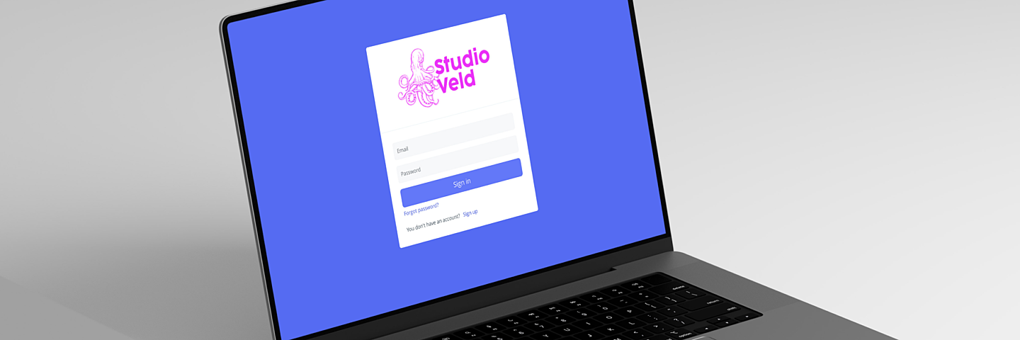 Studio Veld Support Website Design