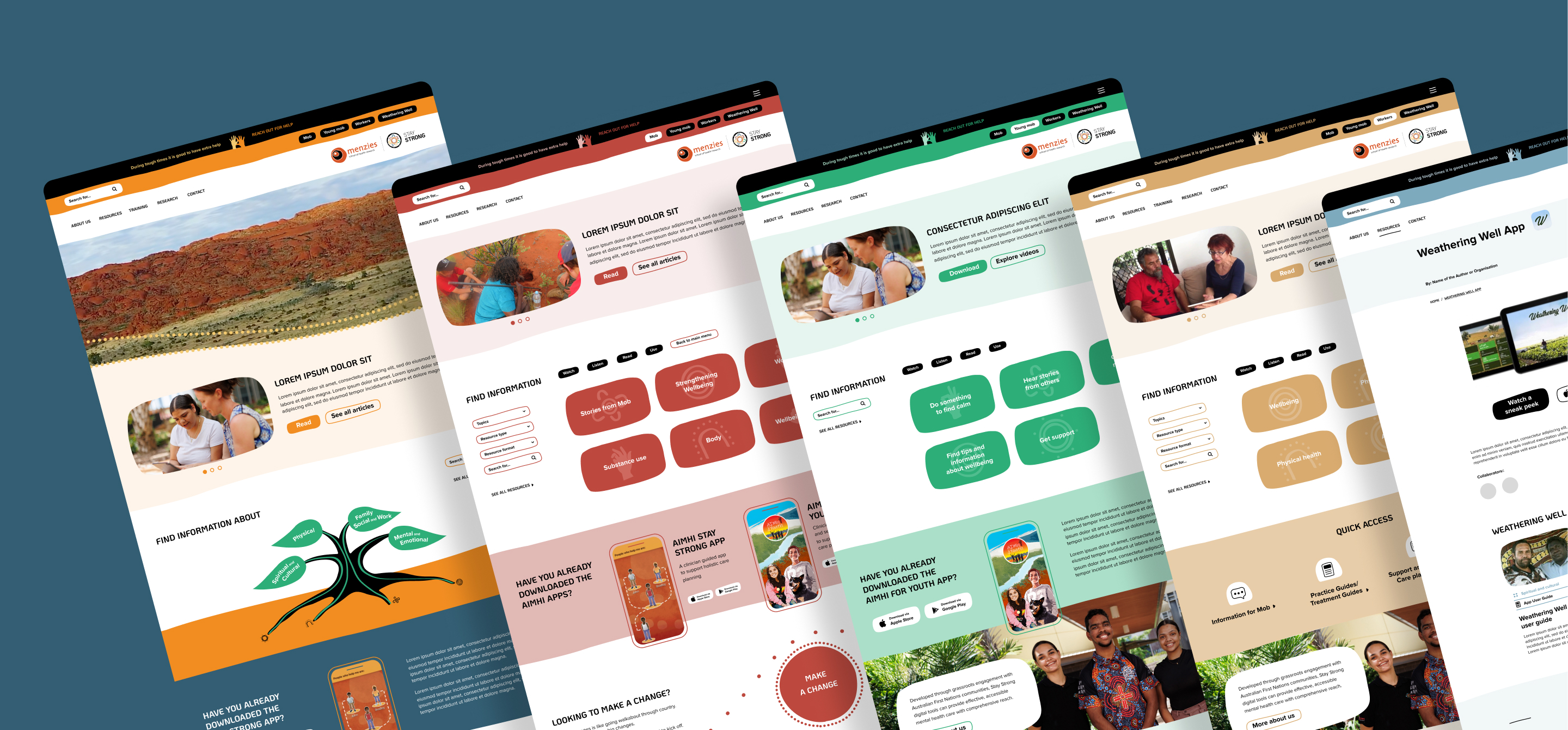 Stay Strong Portfolio Feature Centre Desktop