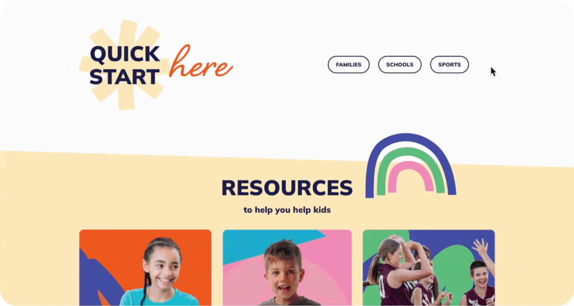 The Embrace Kids Hub Portfolio highlight 1