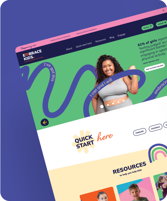 The Embrace Kids hub