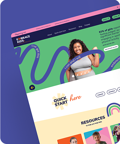 The Embrace Kids hub