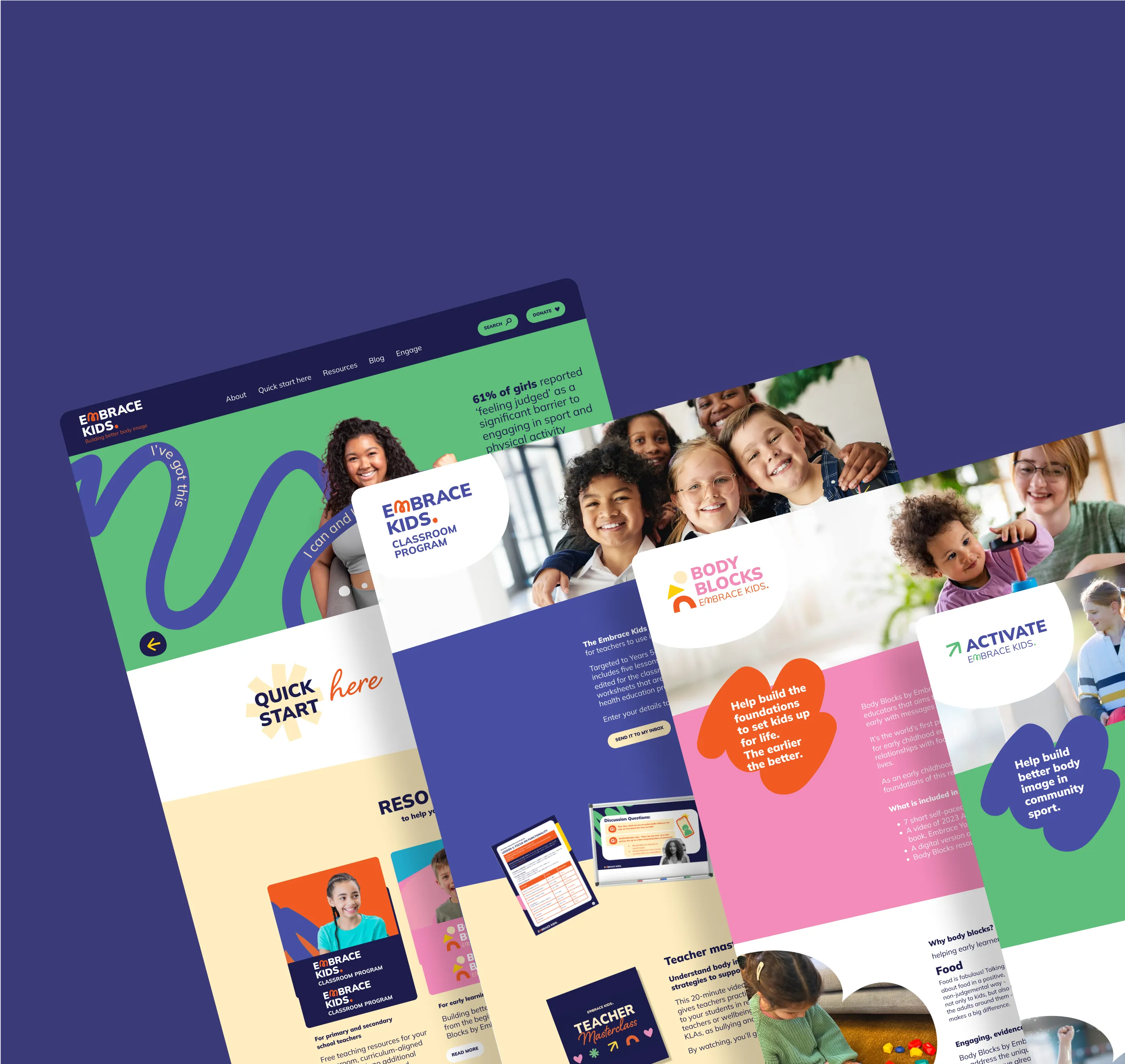 The Embrace Kids hub