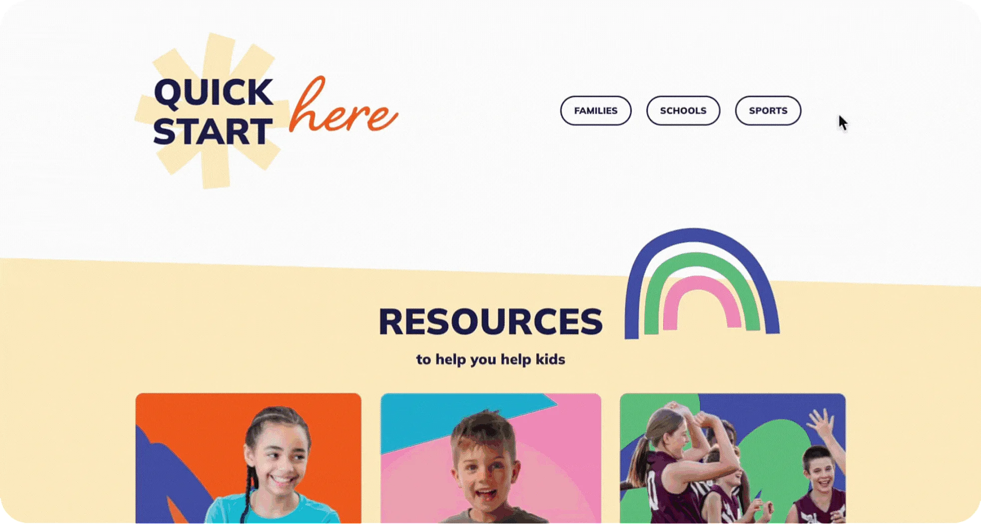 The Embrace Kids Hub Portfolio highlight 1
