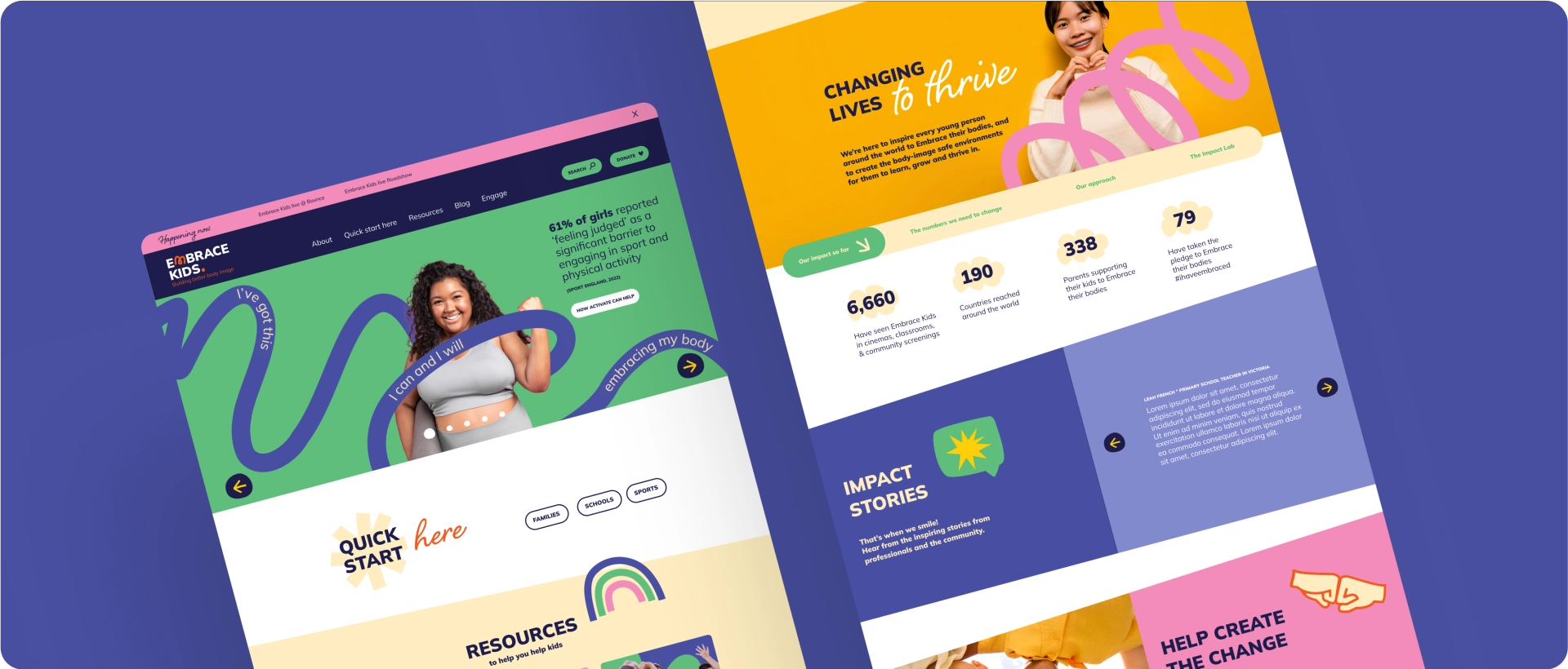 The Embrace Kids hub