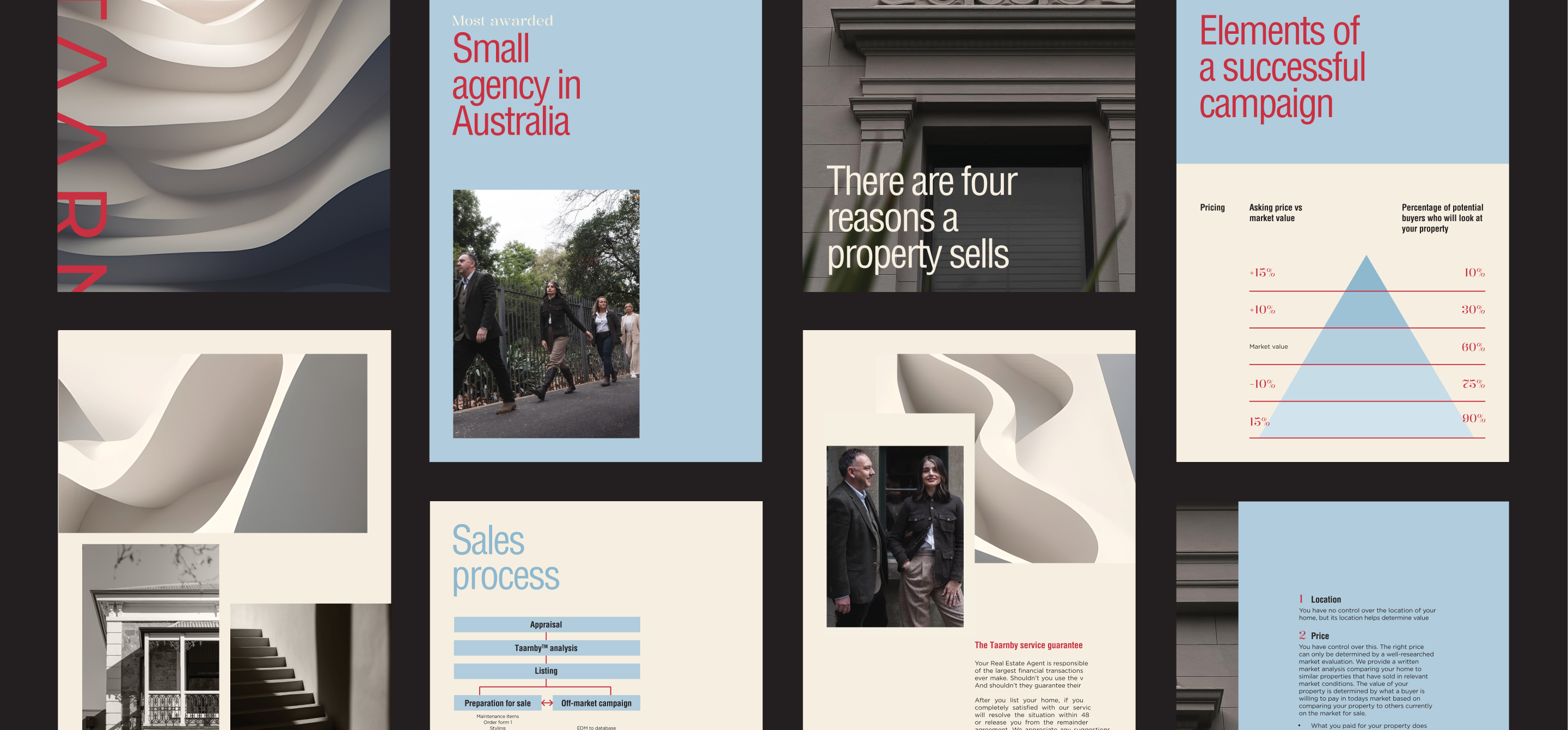 Taarnby portfolio feature centre desktop