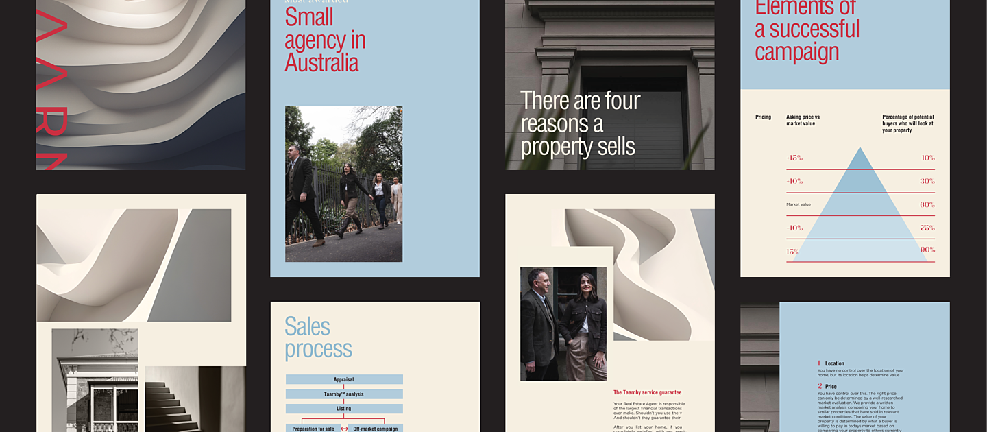 Taarnby portfolio feature centre desktop