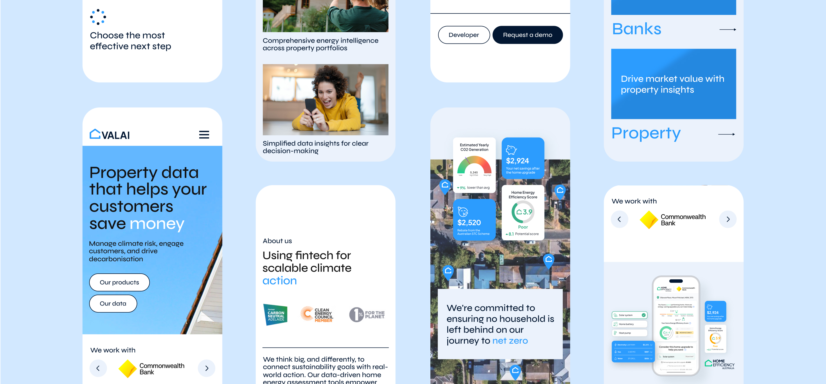 VALAI Portfolio feature centre desktop